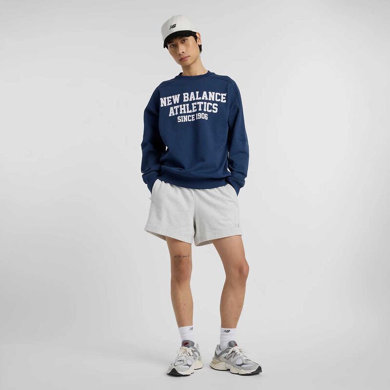 New Balance Varsity French Terry Graphic Crew image number 3